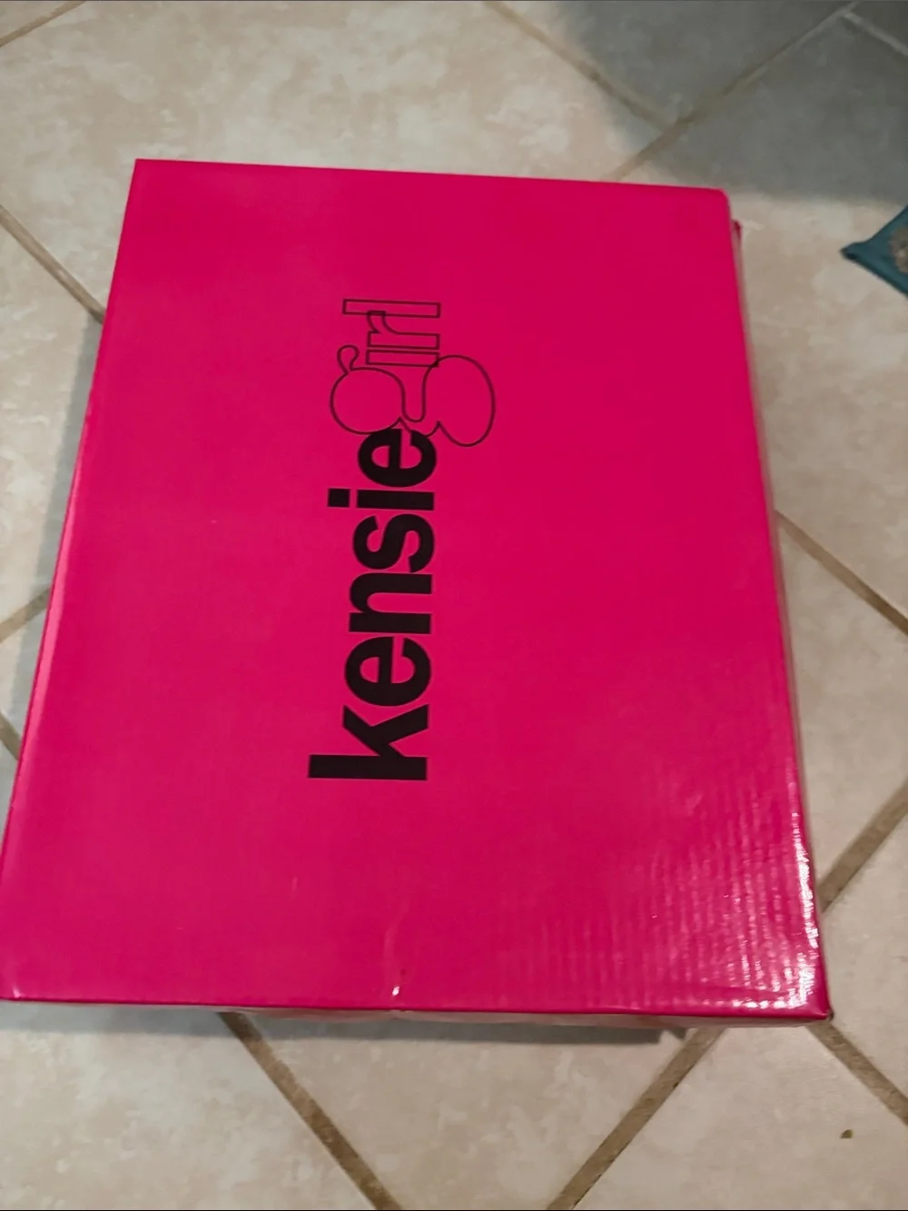 Kensie Girl Pink Western Boot with Rhinestones